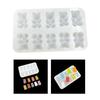 Silicone Crystals Epoxy Bear Mould For Jewelry Making Crafting Reusable Flexible Detailed Designs Easy Release