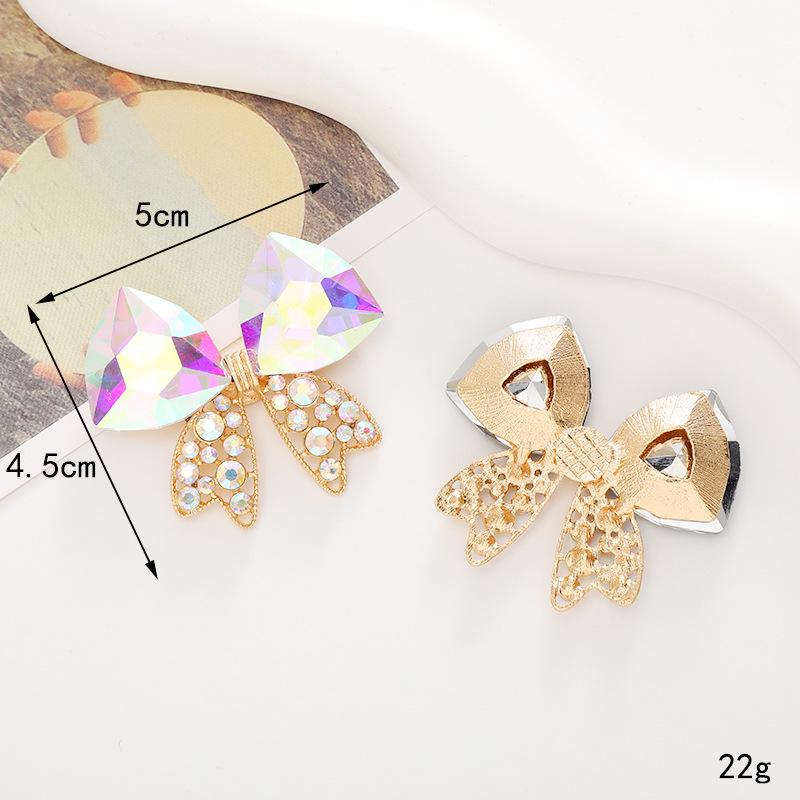 Yilian Gem Bow Jewelry: AB Colored Diamond DIY Phone Case & Shoe Decorations