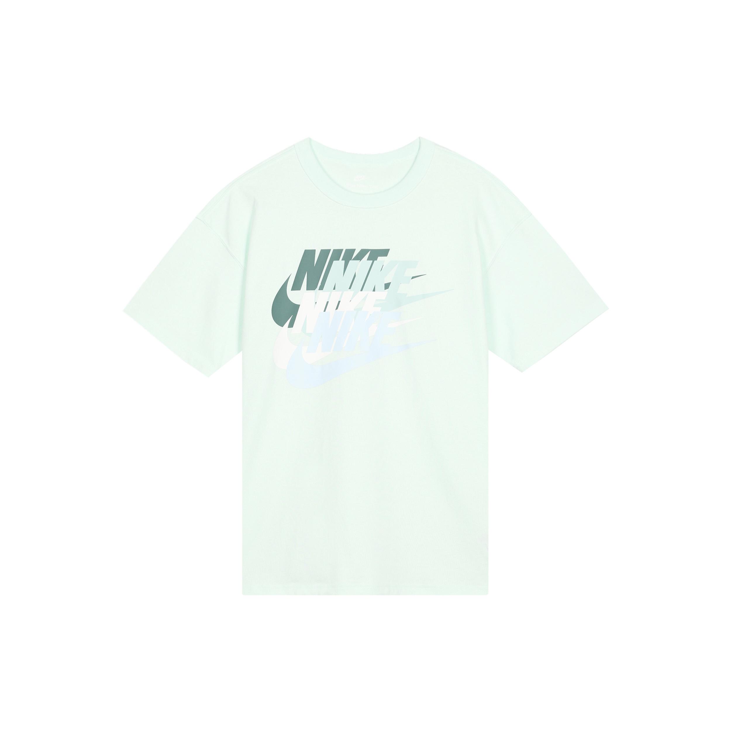 Nike Multi Logo T-Shirt Green Men s FN3697-312 XXL