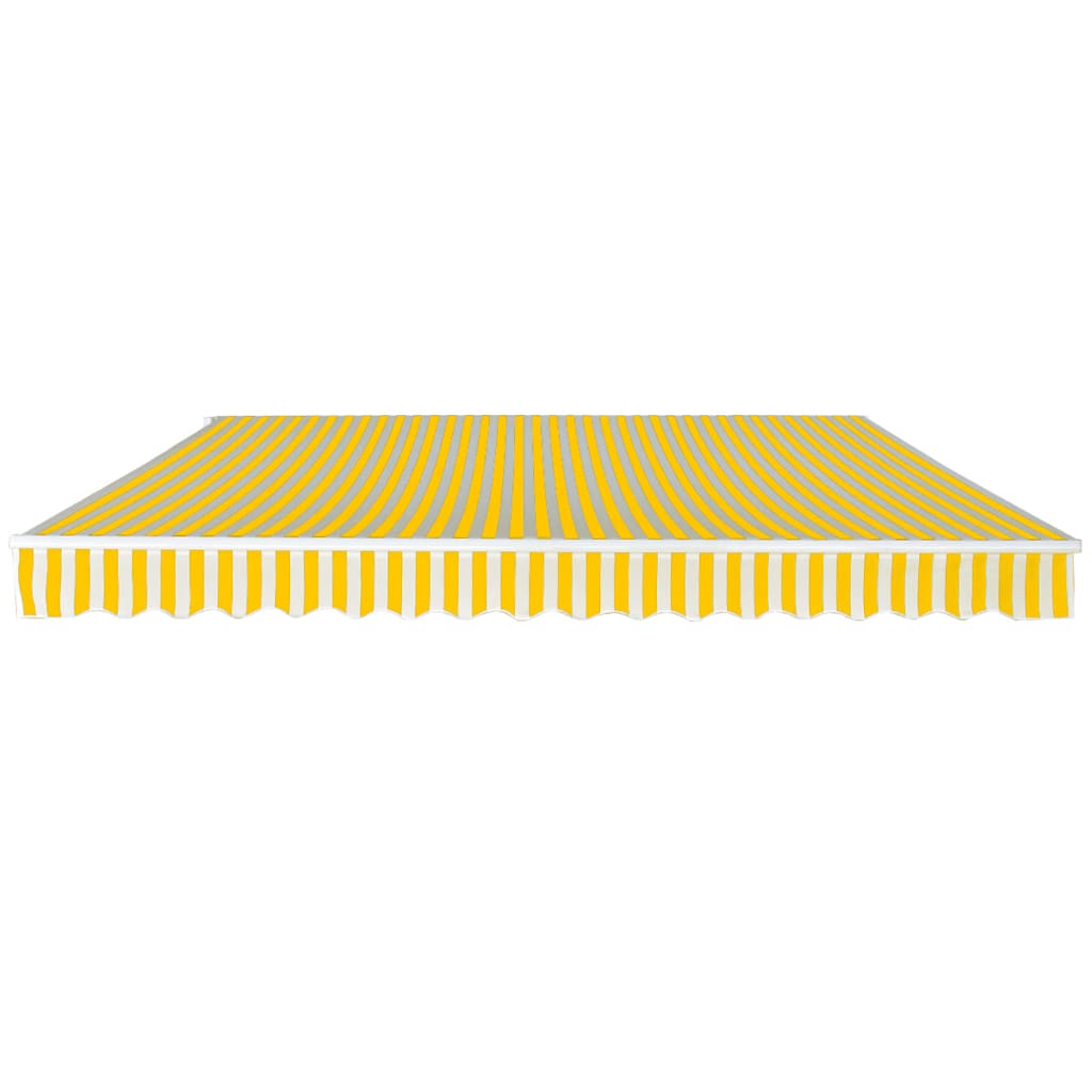 Articulated Arm Awning 400 cm Yellow White