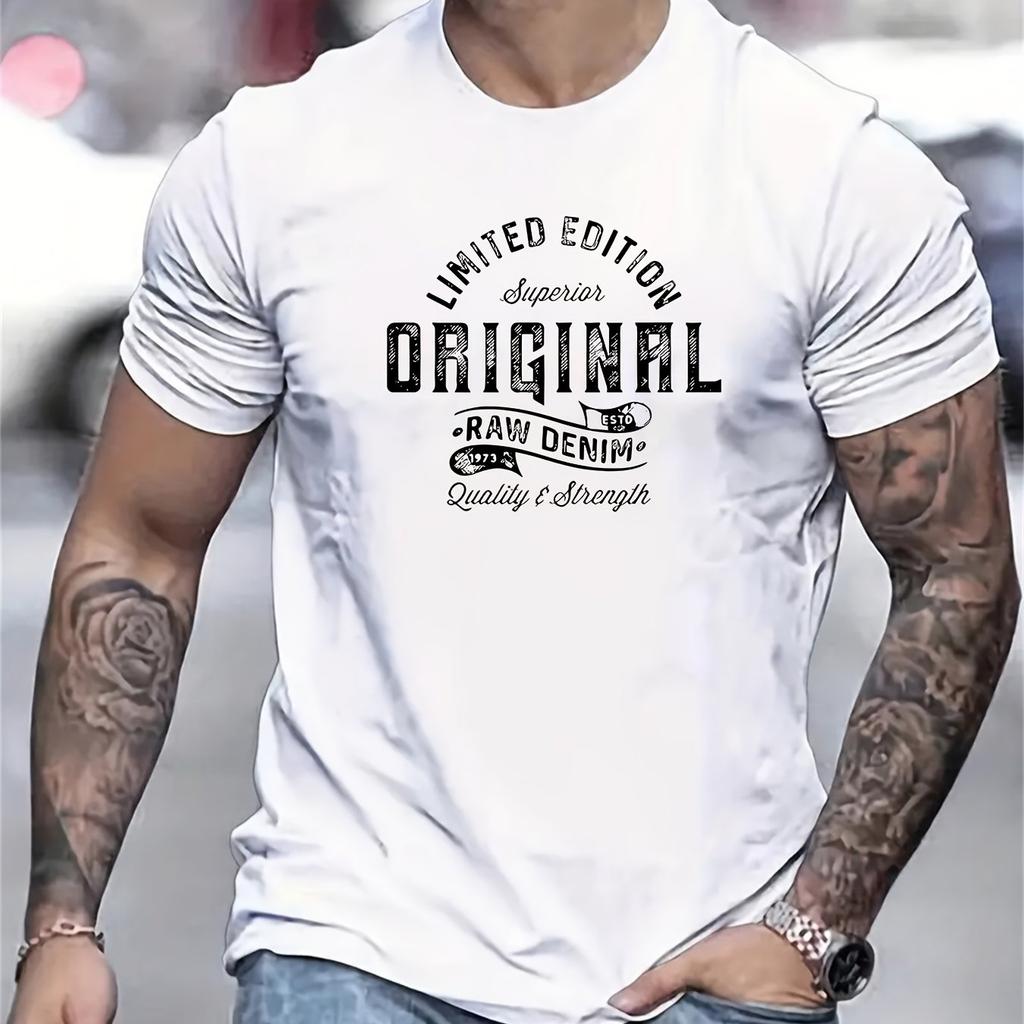 Mens summer 100 pure cotton fashionable casual sports loose edition pattern printed round neck short sleeved Tshirt top