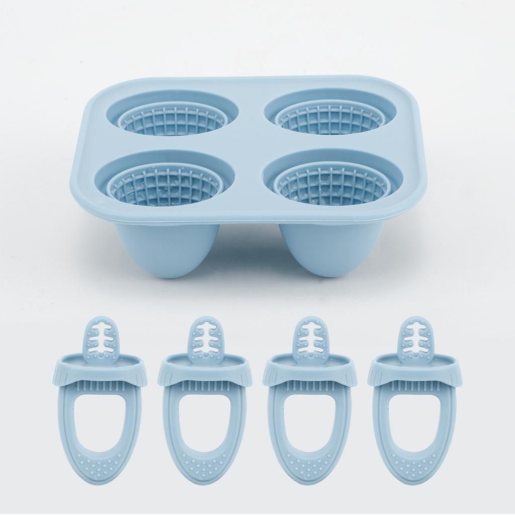 Children's Cheese and Cheese Stick Mold Ice Cream Homemade Special Molds Large Food-grade Silicone with Lid Baby Popsicles Mould