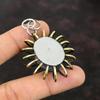 Tibetan Turquoise Pendant 925 Sterling Silver Pendant 18K Gold Plated Pendant Handmade Cage Jewelry Gift For Women Designer Gemstone Jewelry