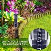 5 Inch Capacity Rain Gauge Magnifying Numbers Rainfall Monitoring Rain Measure Gauge  Yard