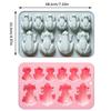 Silicone Frog Molds, 10-Cavity 3D Animal Shape, 7.13 X 4.37 Inches, For Baking Cupcake Topper Chocolate Candy