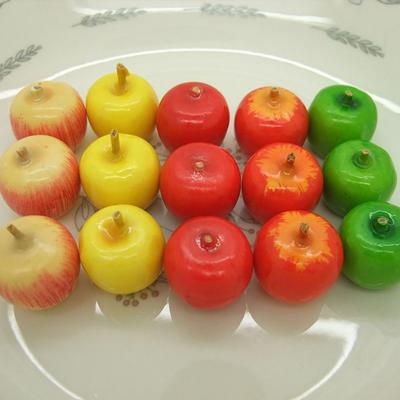 50pcs Realistic Simulation Fruit Mini Fruit Model Desk Decoration Accessories