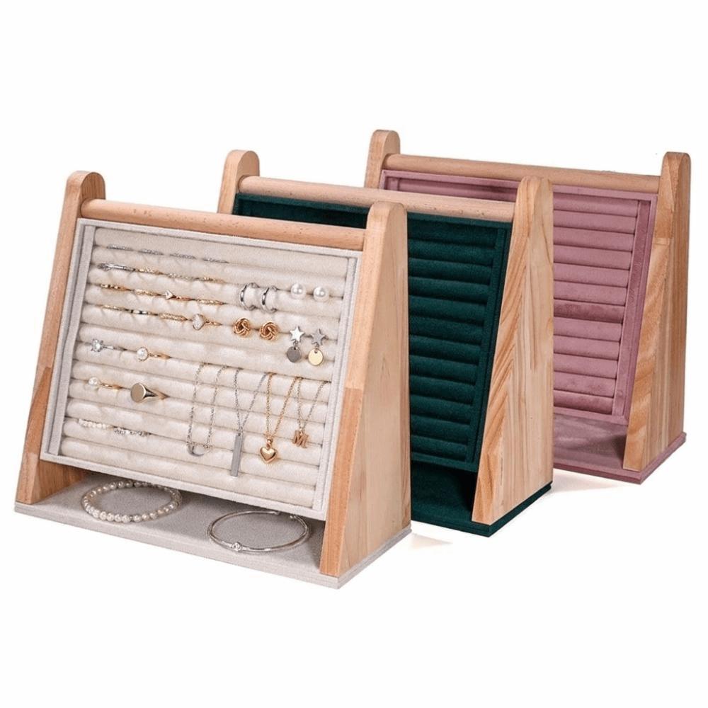 High-end Necklace Ring Holder Multi-Tier Jewelry Display Stand Earring Organizer Counter Display