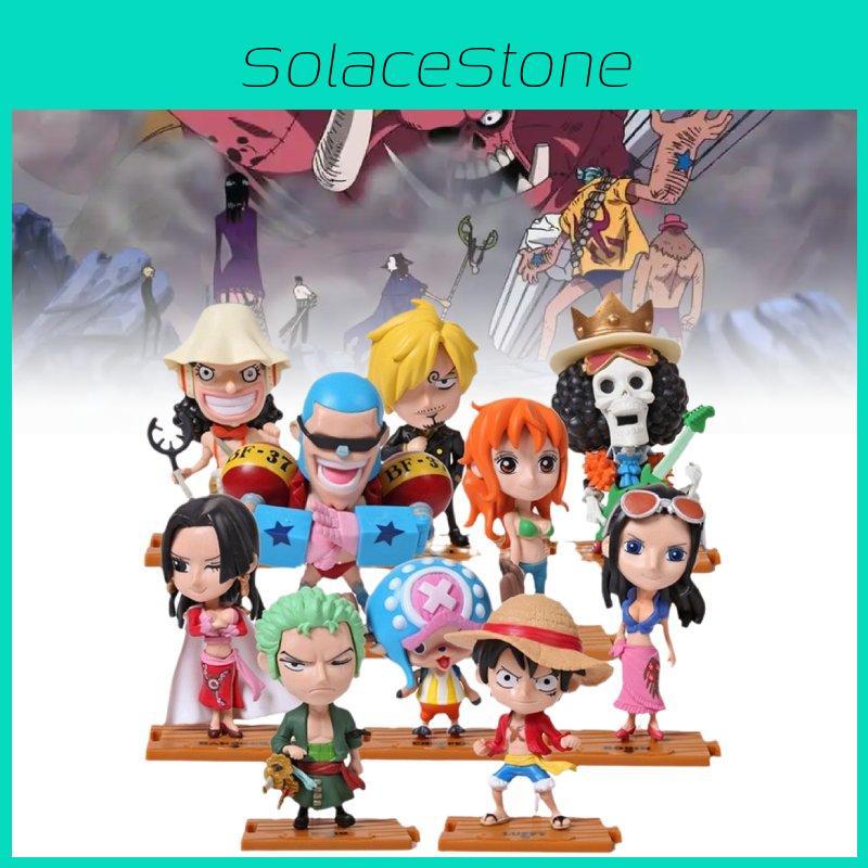 Großes PVC-Figuren-Set mit Luffy, Zoro, Chopper und Boa Hancock für Sammler
