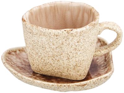 Mino Ware Kaffeeschale Teller Cool Breeze Rose hergestellt in Japan 502-34