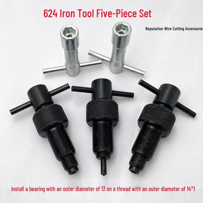 Wire EDM Accessories Kit: Guide Pulley Removal, 624/625 Bearing Installation, Disassembly/Assembly, Replacement Wrench