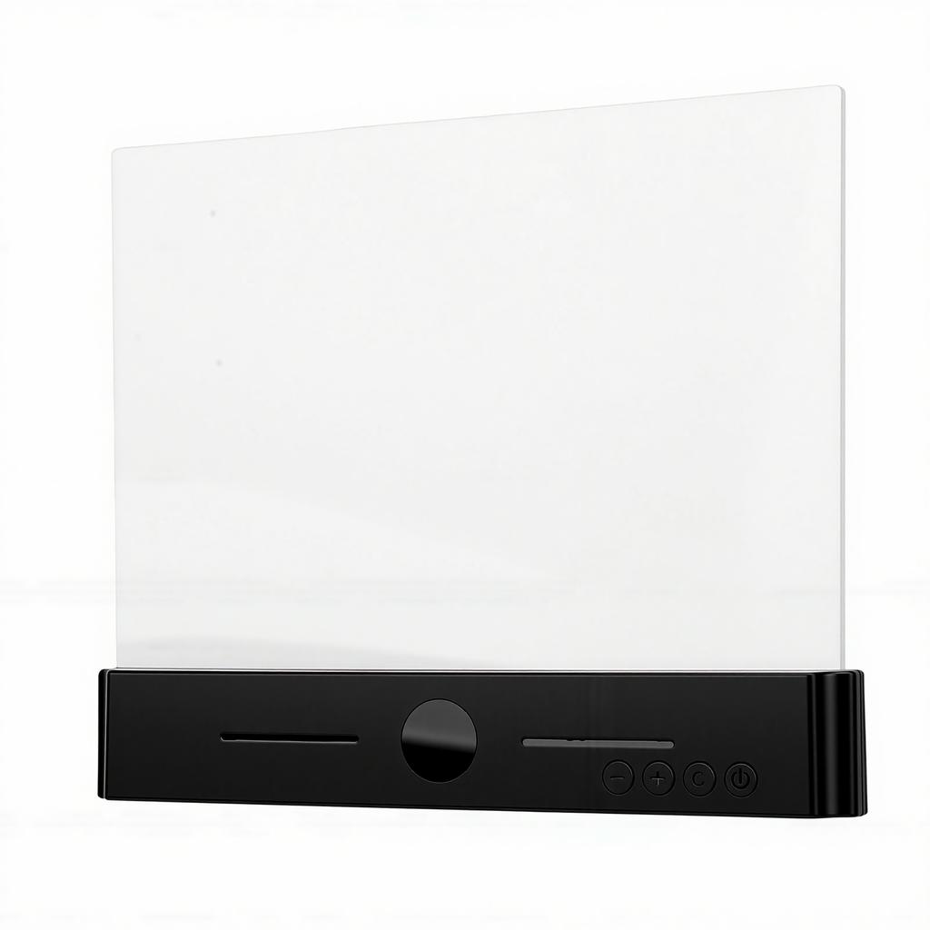Flat Book Light Eye Caring Rechargeable LED Flat Reading Light with 3 Colors Timer for Studying Working