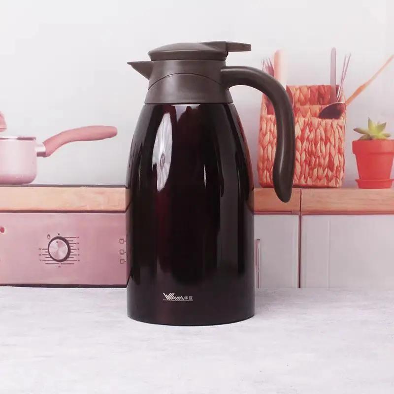 

2 л бытовой чайник с изоляцией, термос из нержавеющей стали, термос с большой емкостью, внутренняя герметичная изоляция для воды 2L