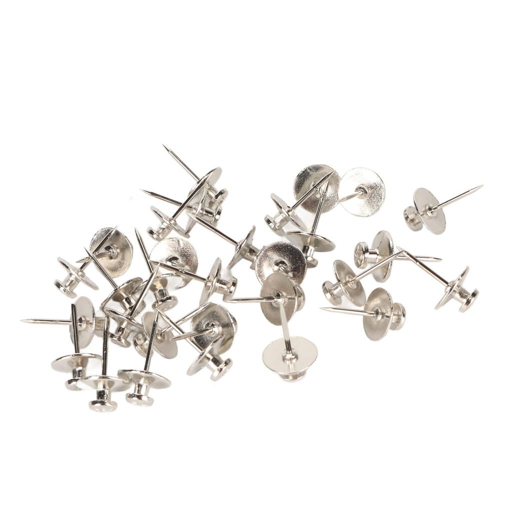 30Pcs Picture Hanging Nails Zinc Alloy Decorative Double Headed Push Pins Hooks Thumbtacks for Wall Hangings Picture