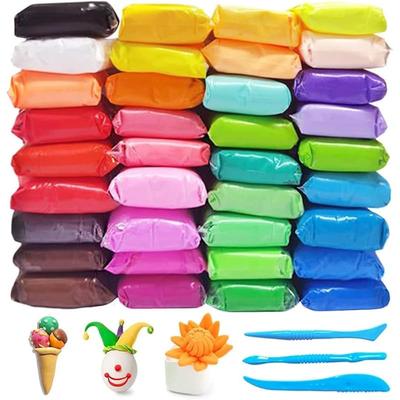 Eclet (Pack Of 12) Air Dry Clay, Colorful Children Soft Clay, Creative Art Crafts, Gifts For Kids-Multi Color. Non-Toxic