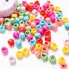 Colorful Bean Hair Clips Korean Style Candy Colors Mixed 50 Pieces Sweet And Cute Children'S Hair Clips