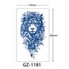 Herbal Tattoo Stickers, Juice Tattoo Stickers, Semi-Permanent English Letter Tattoo Stickers Tattoo