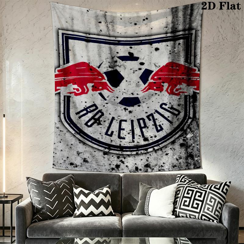 RB Leipzig Wall Tapestry Aesthetic Wall Hanging Printed Fabric Blanket Decorative Tapestries for Bedroom Living Room Home Decor