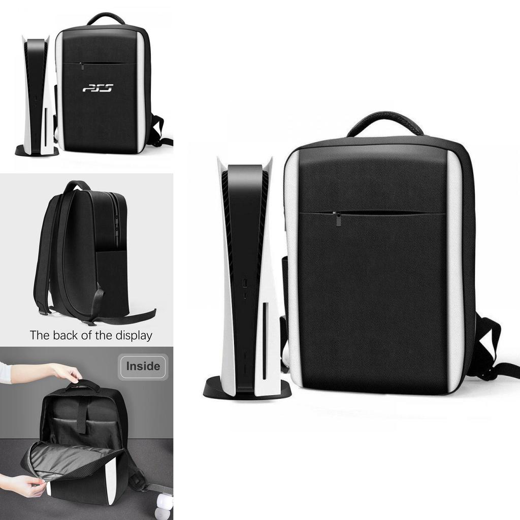 Ps5/4 Storage Bag Shockproof Dustproof Stylish Double Color Design Easy To Carry