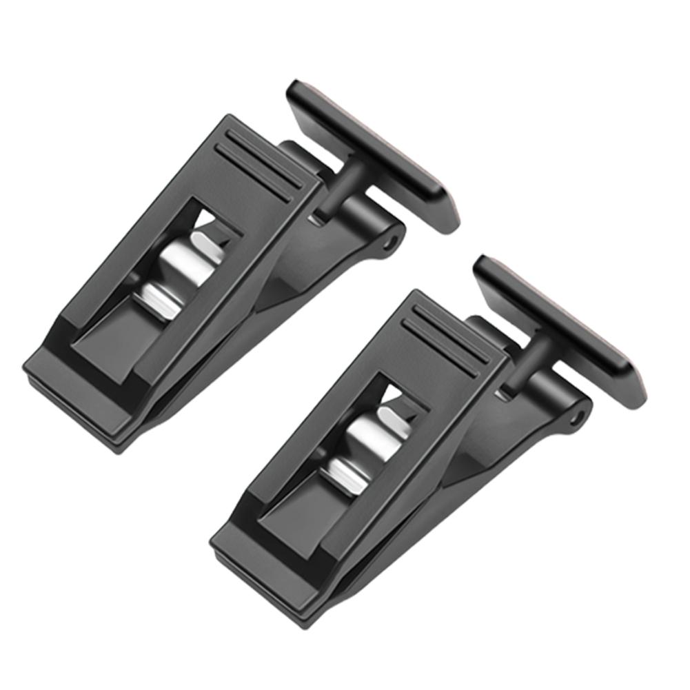 

2Pcs Vehicle Parking Card Holder Clip Adjustable Ticket Sticky Organizer Clip Self Adhesive Bill Holder Clamp for Hats Sun Shade