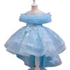 Vestito da Principessa Bambina Zi Xia per Età 2-3: Gonna in Rete, Abito da Sposa e da Sera