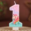 Creative Unicorn Number Candle Birthday Cake Decoration Plug-in First Birthday Party Handmade Candle 09