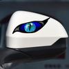 2PCS 3D Stereo Motorcycle Cat's Eyes Sticker Rearview Mirror Decal for Motorbike Auto Decoration Stickers