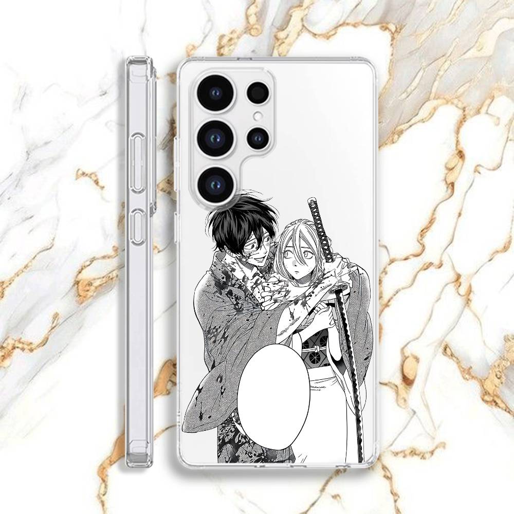 Kingyoya-san no Karisome Fuufu Phone Case For Samsung S21,S24,S30,S10,S22,S25,S23,S10,PIus,Ultra,5G,FE,lite Clear Soft Shell