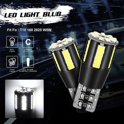 T10 Led Light Bulb 6000K White T10 Wedge 39-Smd 3014 Chipsets Led Replacement Bulbs LED Side Marker Light Car License Plate Lamp