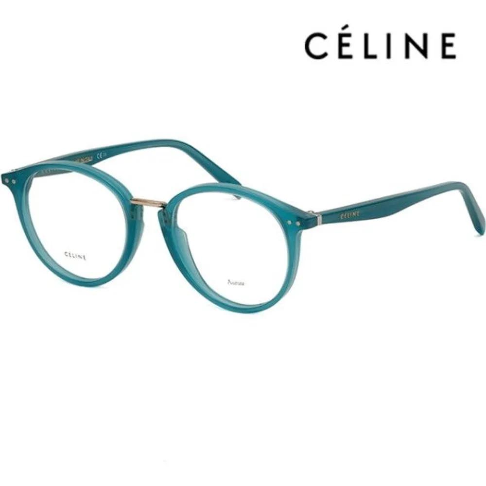 

[Celine] Eyeglass Frames CL41406 21H Round Blue Green Transparent Horn-rimmed Fashion