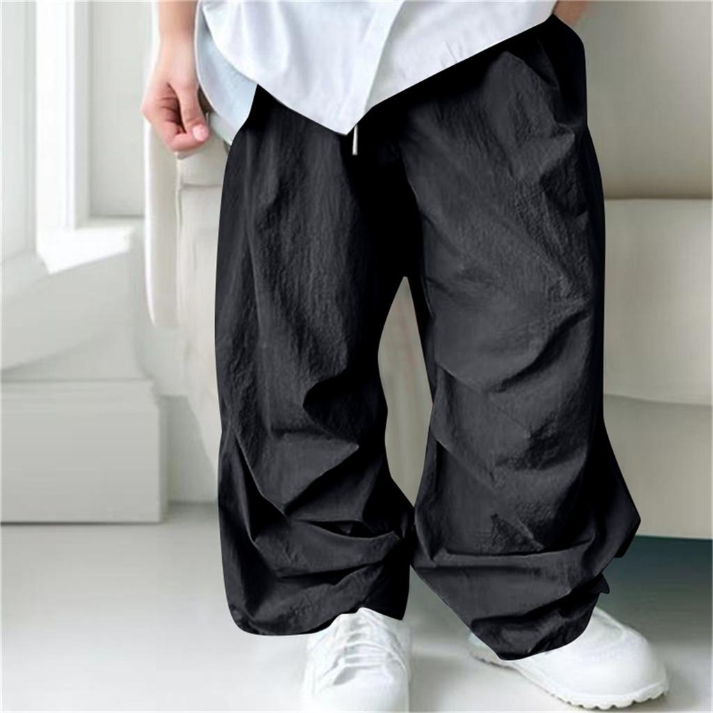 Summer Children's Dopamine Loose Pants, Thin, Medium And Large Children's Sports Solid-color Casual Long Pants