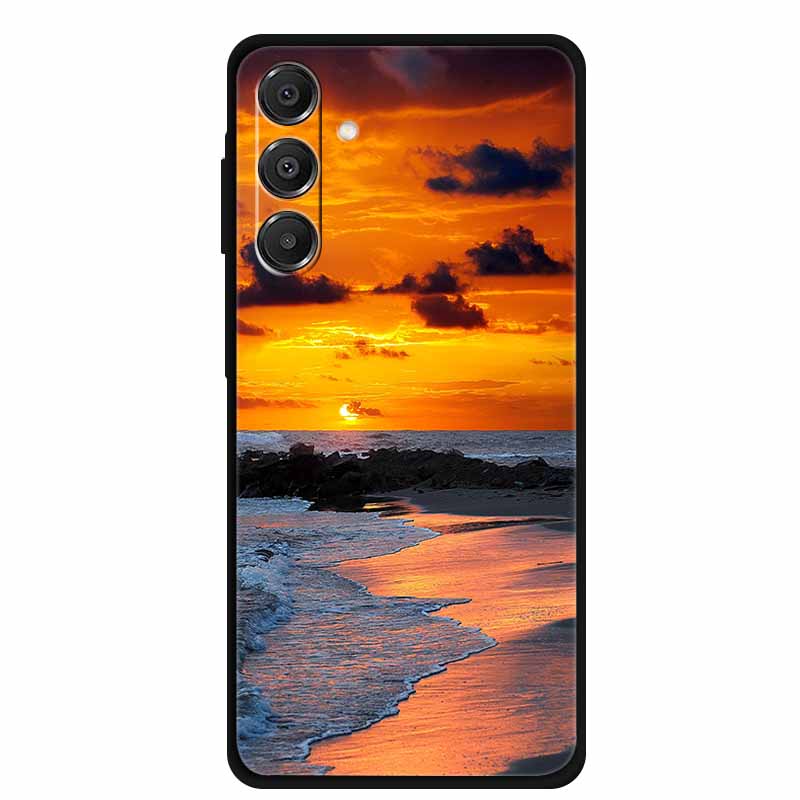 For SAMSUNG GALAXY A37 A57 5G Case Original Soft Silicone TPU Phone Cases Cover Samsung A57 A37 5G Fashion Protector Planet Capa