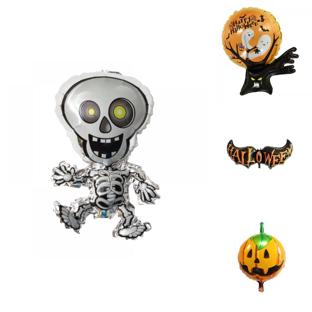 Spooky Halloween Decorations Aluminum Spider Foil Balloon For Party Supplies