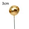 Gold & Silver Ball Cake Decoration Set, 3cm Beads for Dessert Table Decor