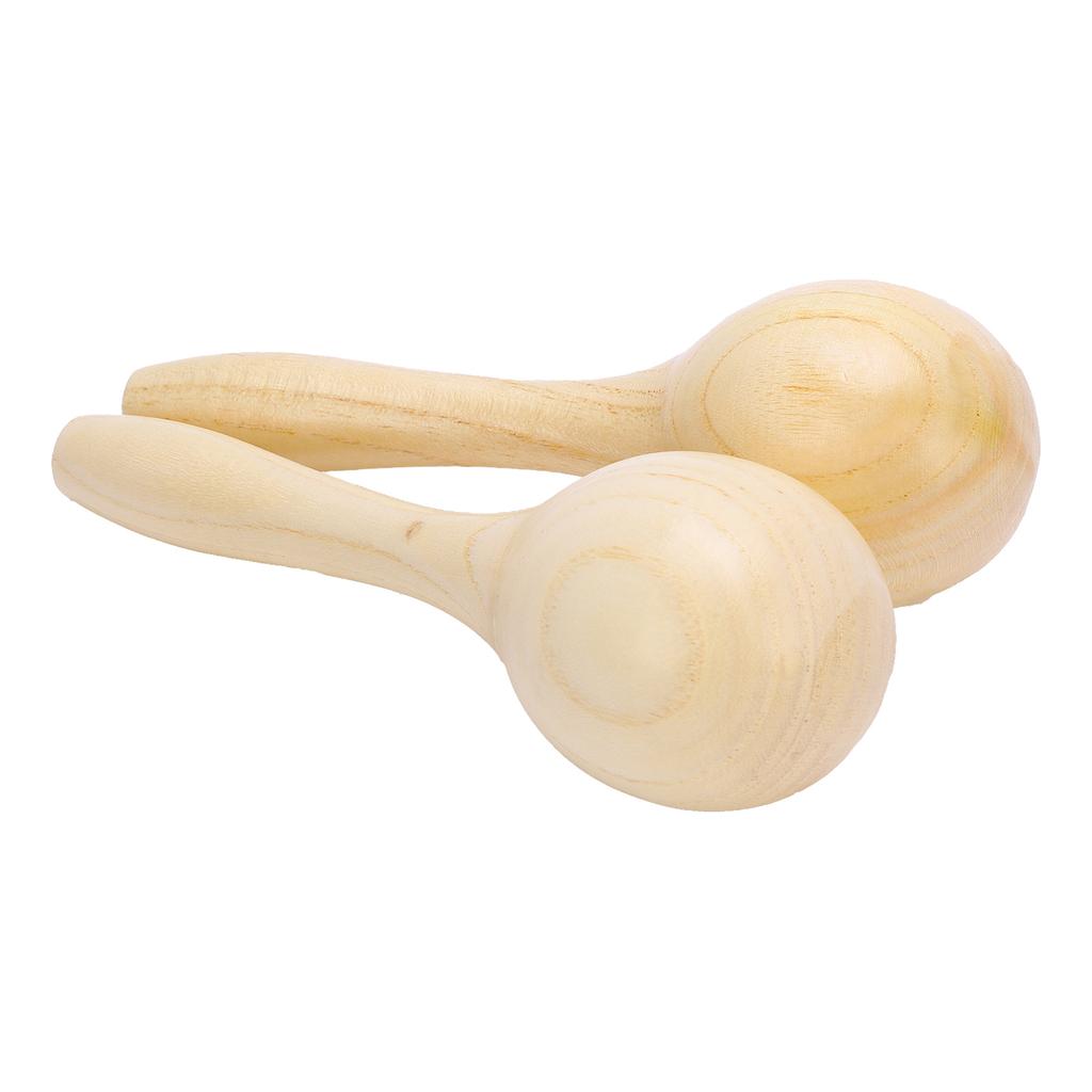 2 Stück Sandhammer Früherziehungsinstrument Holz Kleinkind Perkussion Musikspielzeug Set Kit