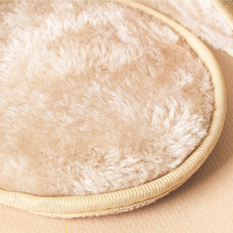 Daiso Muster Ohrenwärmer Elfenbein