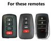 Silicone Key Case Fob For Toyota Avalon Camry Corolla Rav4 Auris Yaris Highlander Land Cruiser Prius Tacoma Fortuner Mark X