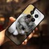 For Honor Magic 7 Case 7Pro Painted Cat Colorful Soft Edge Silicone Black Bumper For Honor Magic7 Pro Back Cover Magic7 5G Para