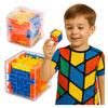 Gra Logiczna Mini Kostka Zręcznościowa Stymulująca Labirynt Kulkowy 3D Cube