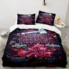 Anaheim Braves Graffiti Art Bedding Set 3pcs, High Quality Bedding Set Including 1pc Duvet Cover And 2pcs Pillowcases for Bedroom, Dormitory Gift
