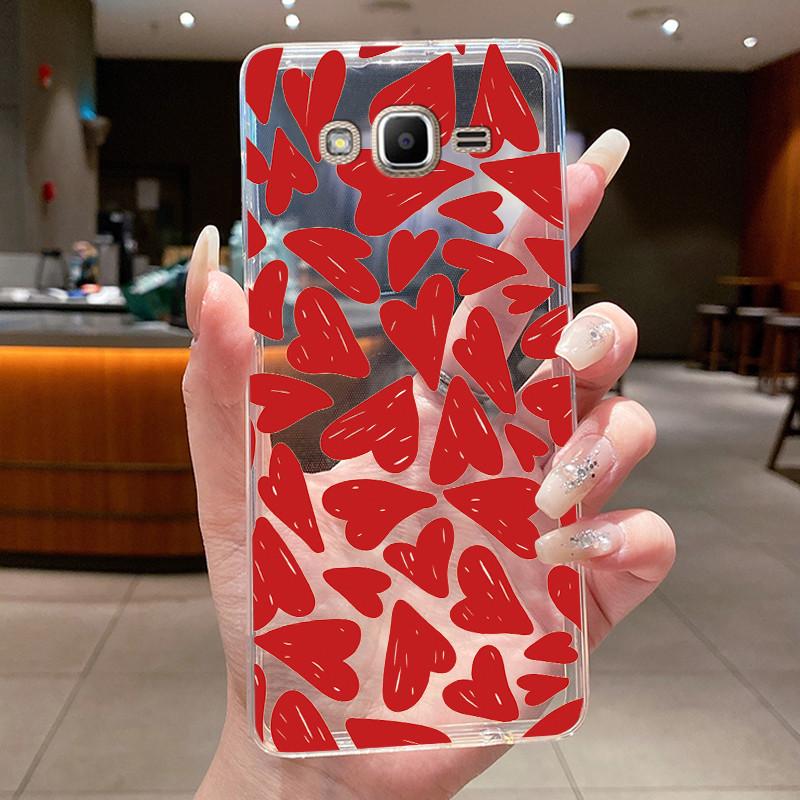 Casing For Samsung Galaxy J2 Prime / J2 Ace / Grand Prime SM-G530 G531H G532F G532G Cute Cool Boys Girls Transparent Phone Case