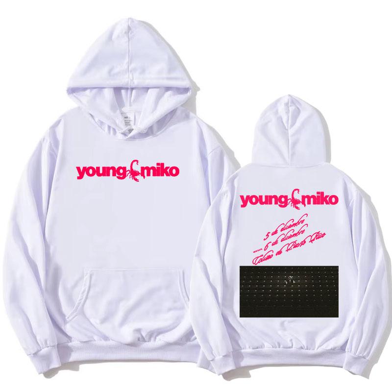 

Young Miko Tour 2026 Hoodies DO NOT DISTURB Album Graphic Sweatshirts Fleece Winter Fleece Hooded Pullovers Streetwear Women XS