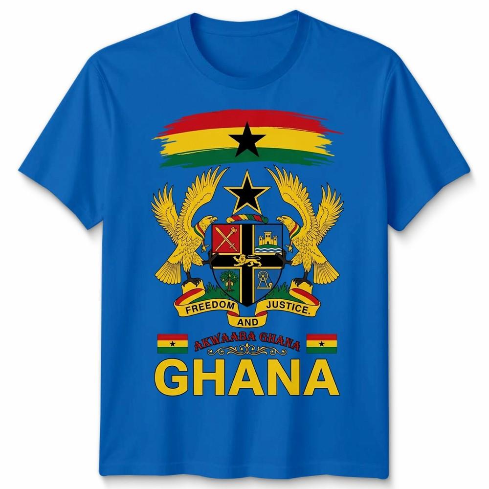 Ghana Roots Heritage Outfit Idea For Unisex Ghanaian Flag Tshirt