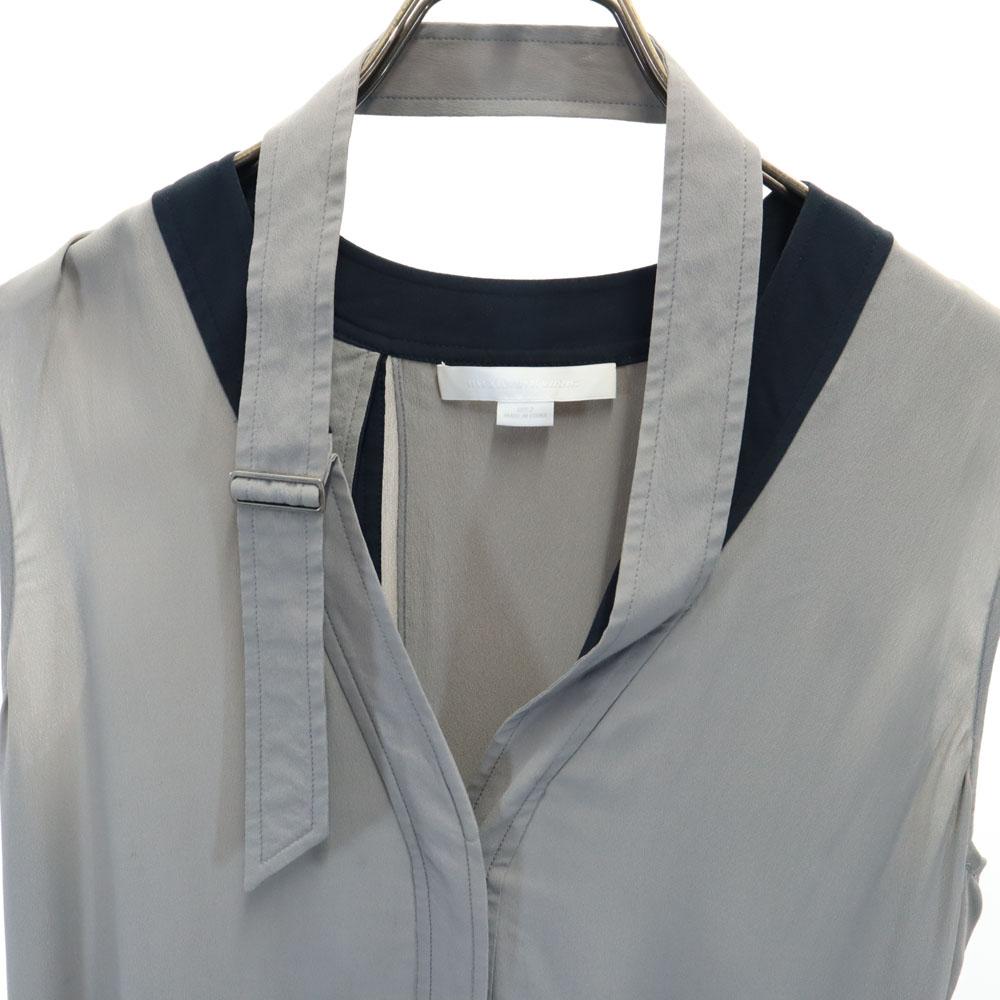 ALEXANDER WANG No sleeve Long dress 2 gray Women Used