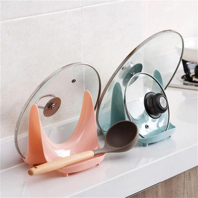 Kitchen Spoon Pot Lid Holder Plastic Stand For Fork Spatula Spoon Rack Tableware Organizer Kitchen Gadget