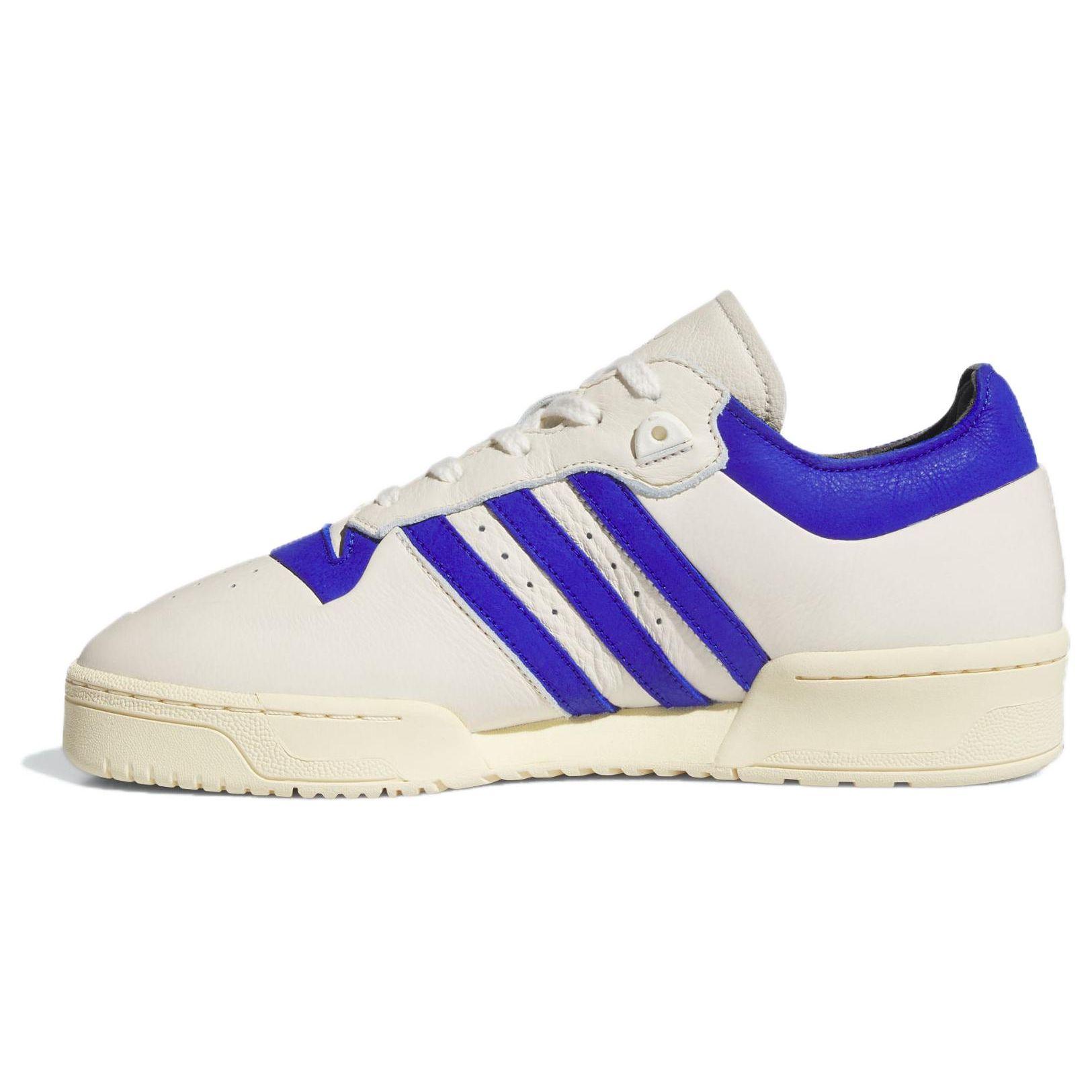 

Adidas Rivalry 86 Low Unisex Cream White Lucid Blue Easy Yellow Lifestyle Sneakers IF4437 40.5 синій