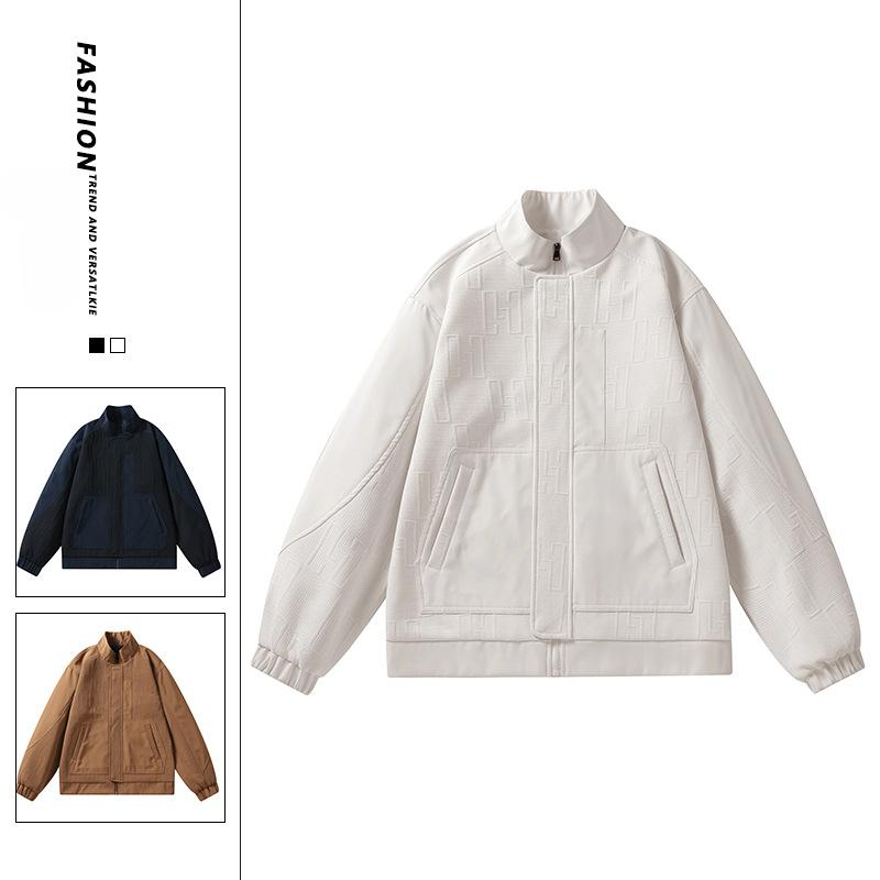 Men's Outerwear New Baseball Uniform Korean Style Trendy Loose and Versatile Windproof Casual Sports Flight Jacket Outer Shirt