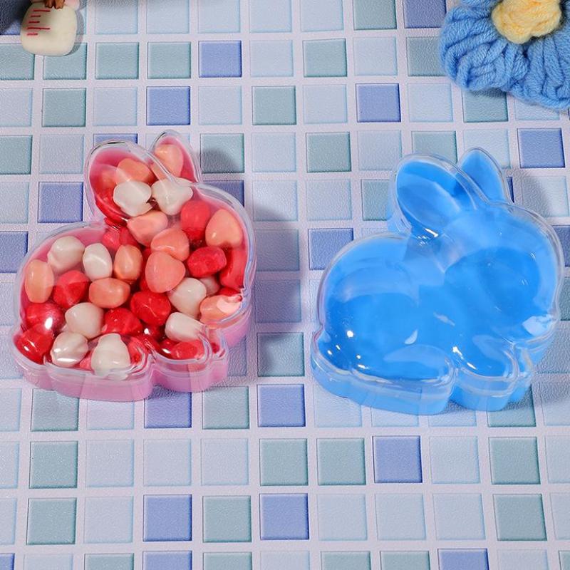 Rabbit Shape Plastic Candy Box Wedding Gift Box Party Favors Candy Holders Gift Boxes Wedding Like Candy Pack Christmas Supplies