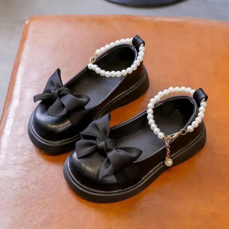 Children's Princess Shoes Breathable Soft Bottom  New Style Rhinestone Decorated Girls Single Shoes