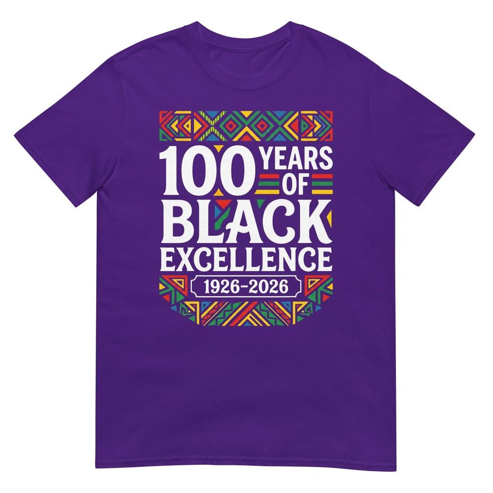 Black History Month 100 Years Of Black Excellence Centennial Tshirt