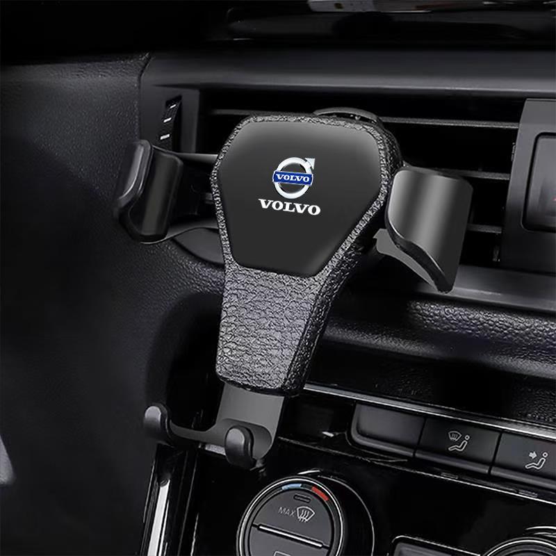 Für Volvo Rdesign Polestar AWD V50 S60 XC60 S40 XC40 XC90 1 Stück Schwerkraft Auto Handyhalter Halterung Lüftungsschlitz Clip GPS Halter Ständer